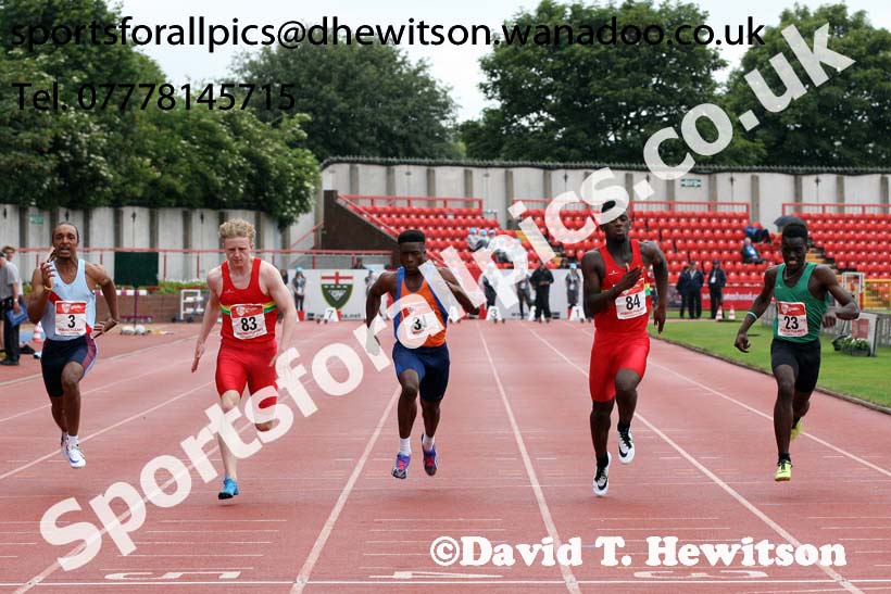 Inter boys 100 metres, English Schools Track and Field. Photo: David T. Hewitson/Sports for All Pics